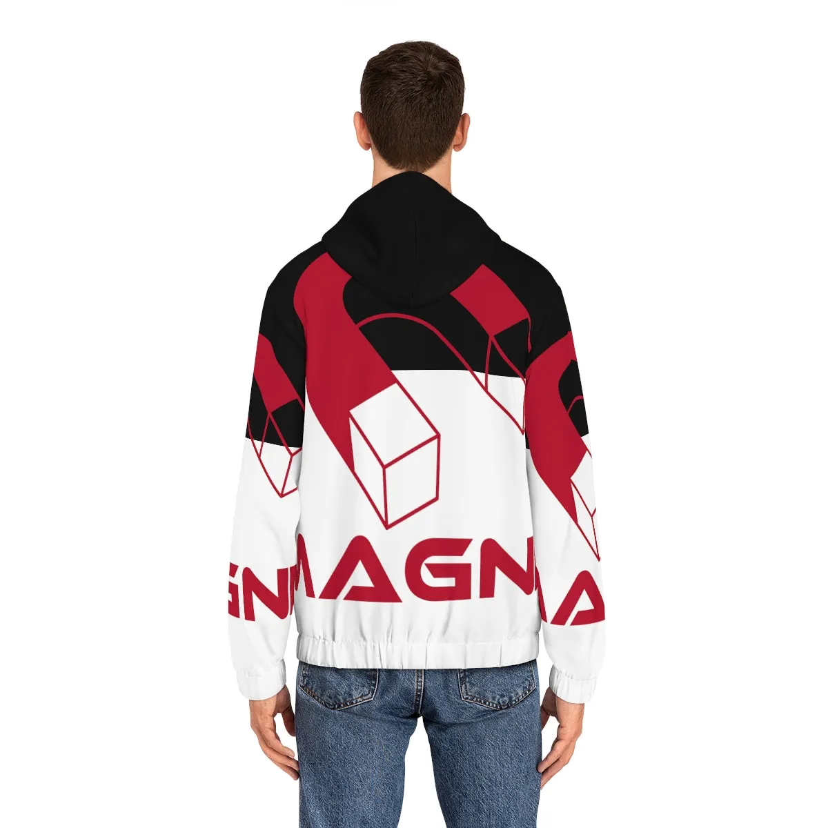 Magnet Split Men's Full-Zip Hoodie (AOP)