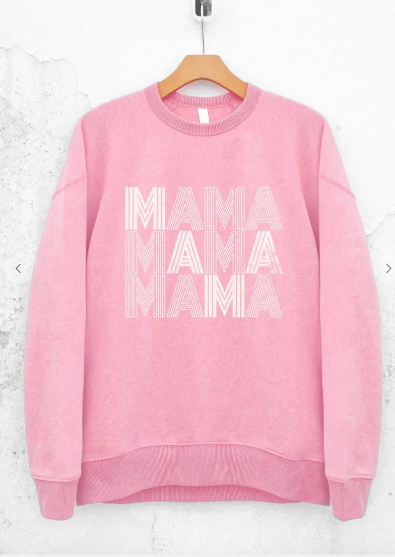 Mama Pink Graphic Sweatshirt