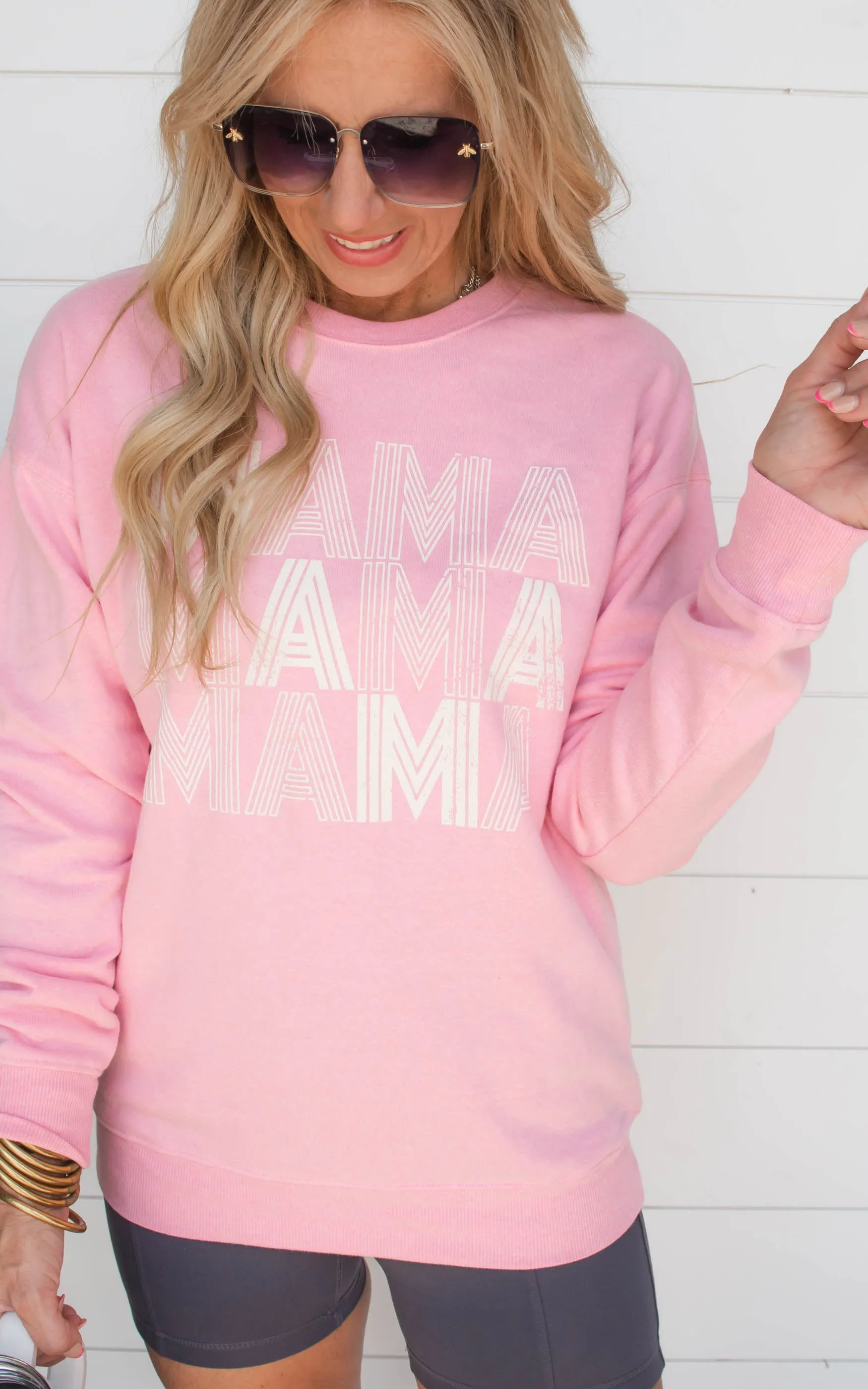 Mama Pink Graphic Sweatshirt