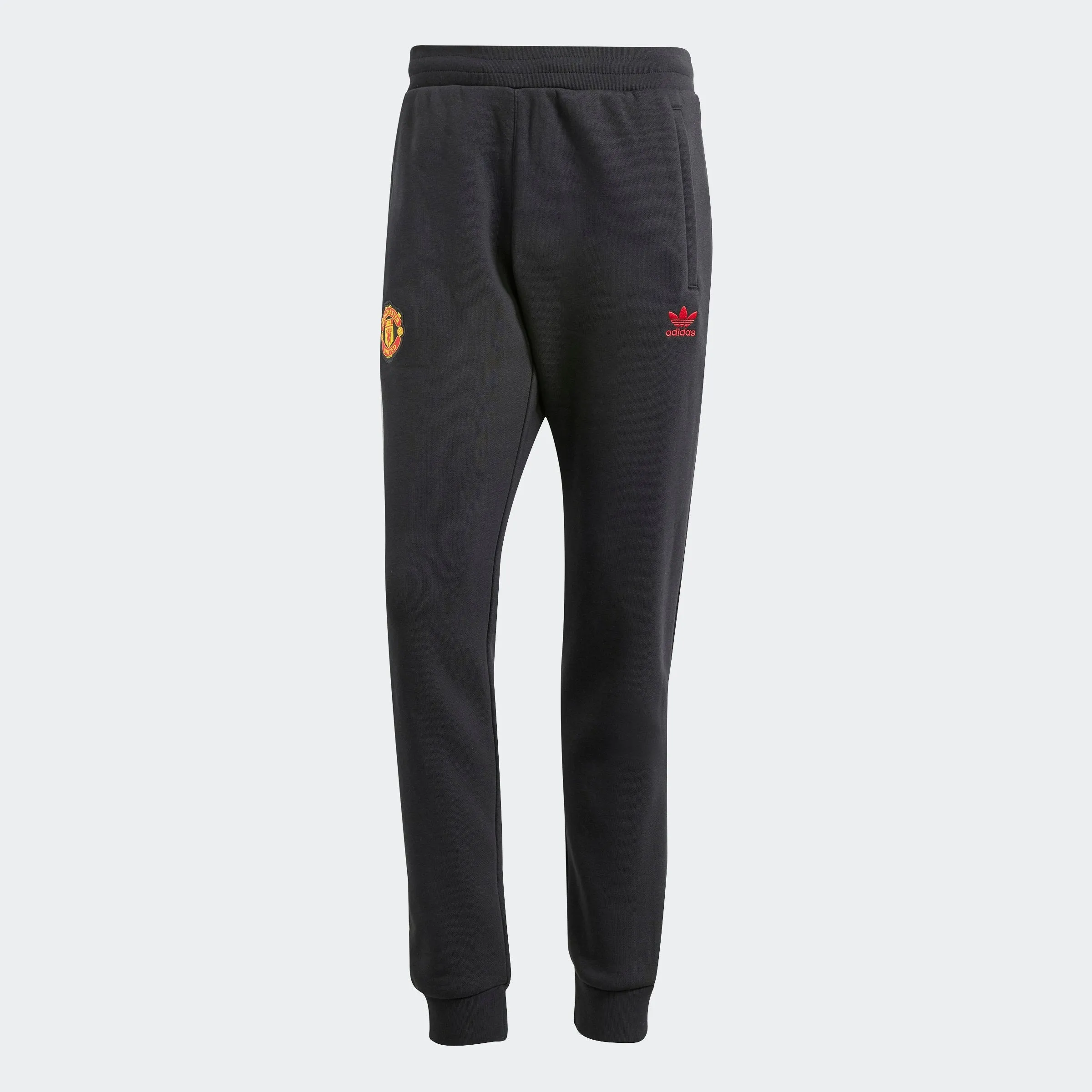 Men's adidas Manchester United Essentials Trefoil Tracksuit Bottoms
