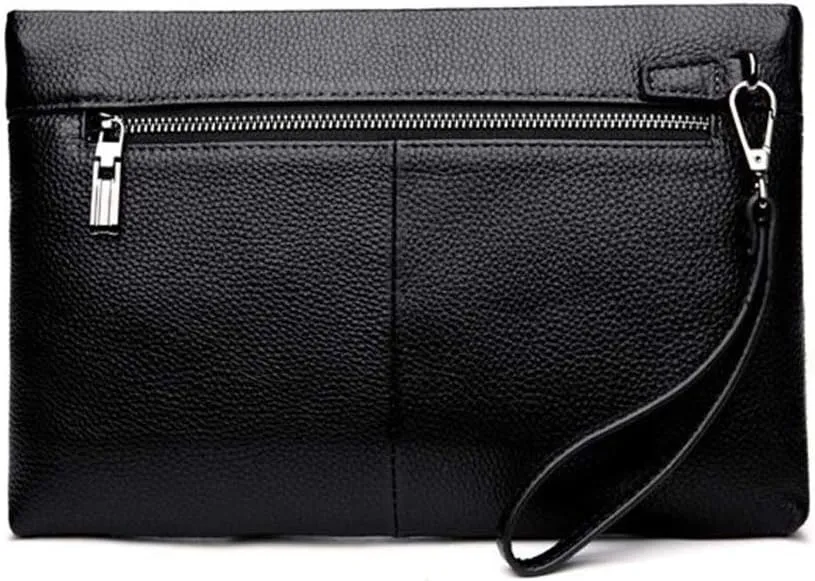 Men's Clutchfor Men Purse Wristlet Handbags Slim Bags with Portable Zipper Wristlet Purse
