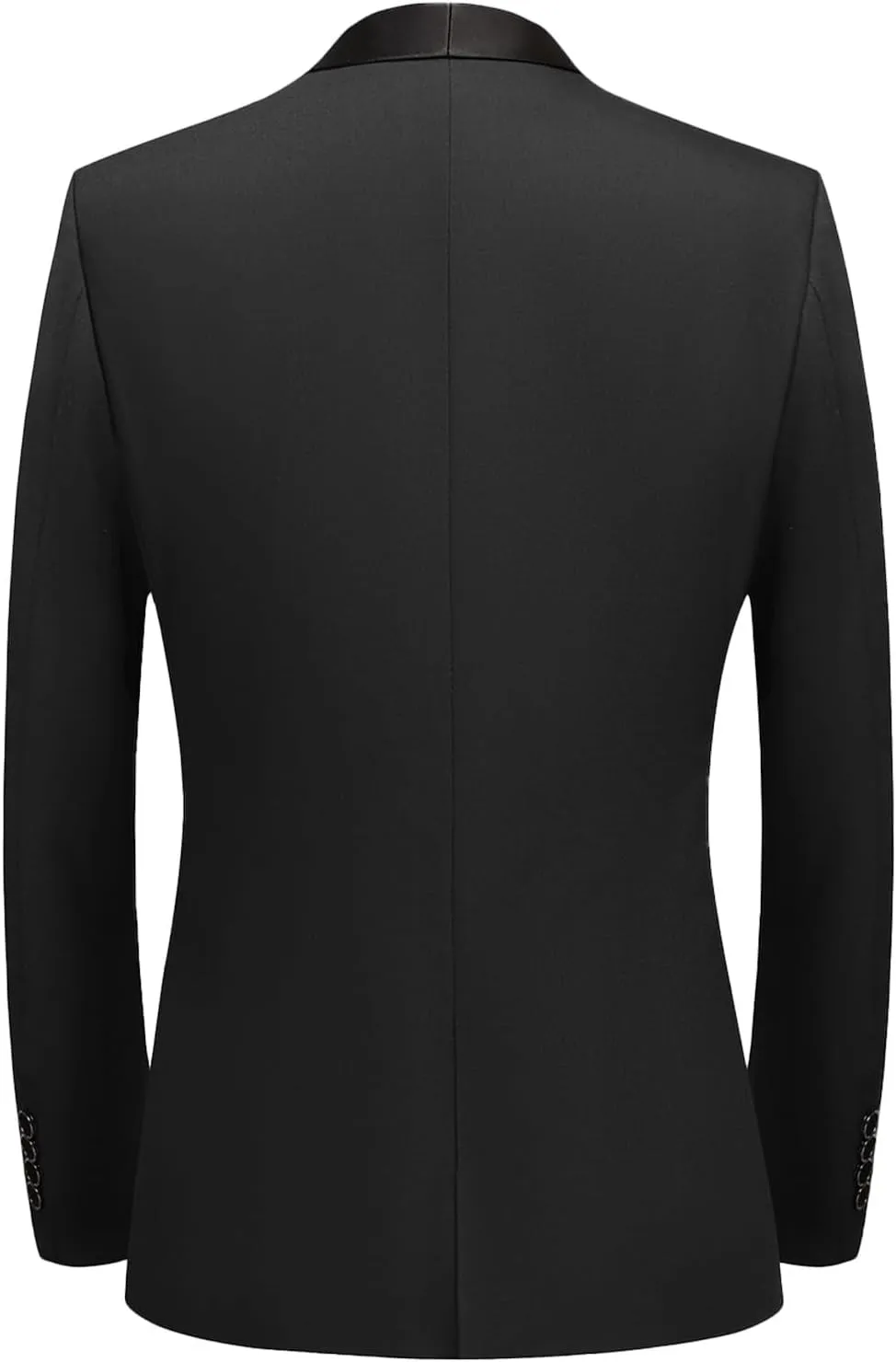 Mens Suit Set 4 Piece Suit Slim Fit Tuxedo Jacket Vest and Pants Set Wedding Suit for Prom Party Dinner with One Bow-tie
