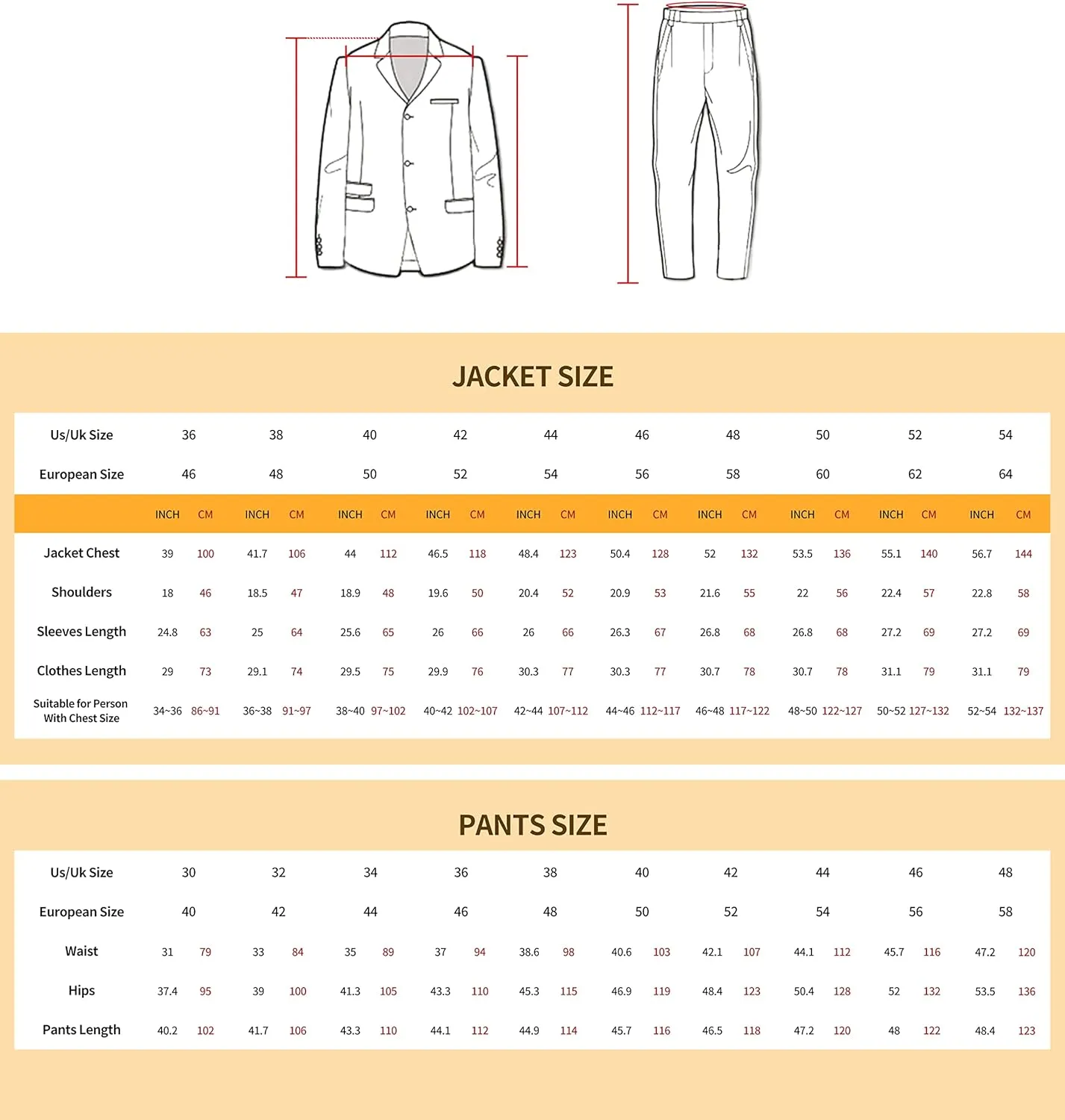 Men's Two Buttons Suit Notch Lapel Jacket Tuxedos Pants 2Pcs Set for Business Casual