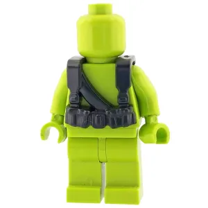 Minifig Black Tactical Harness 2