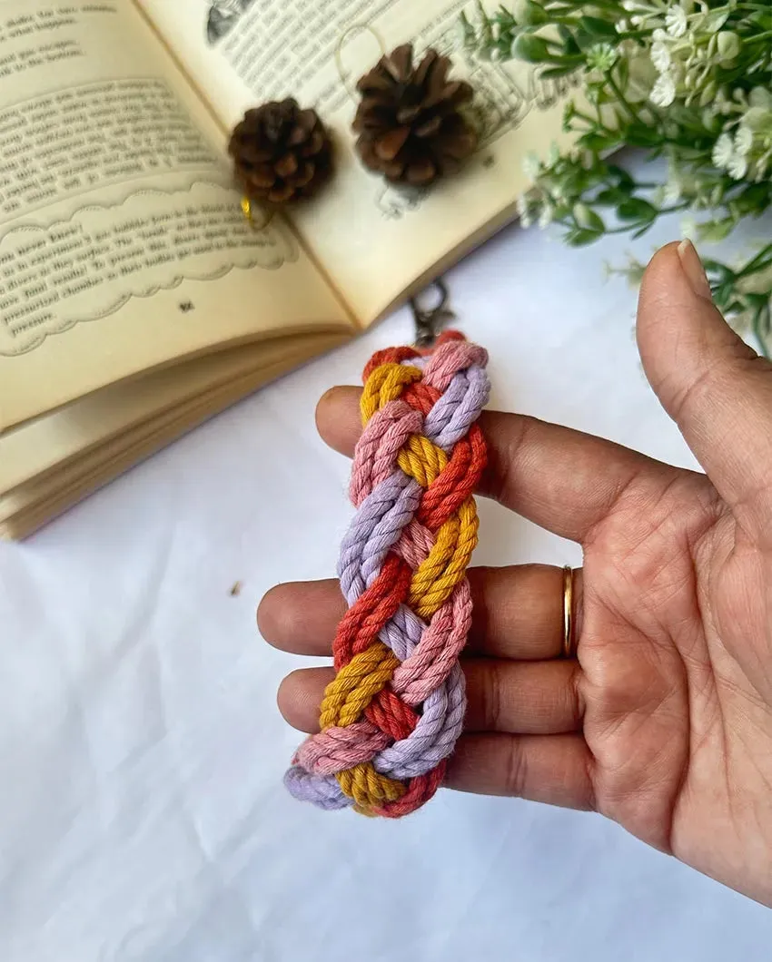 Multicolor Cotton Key Chain