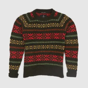 Nigel Cabourn Fair Isle Crew Neck Jumper