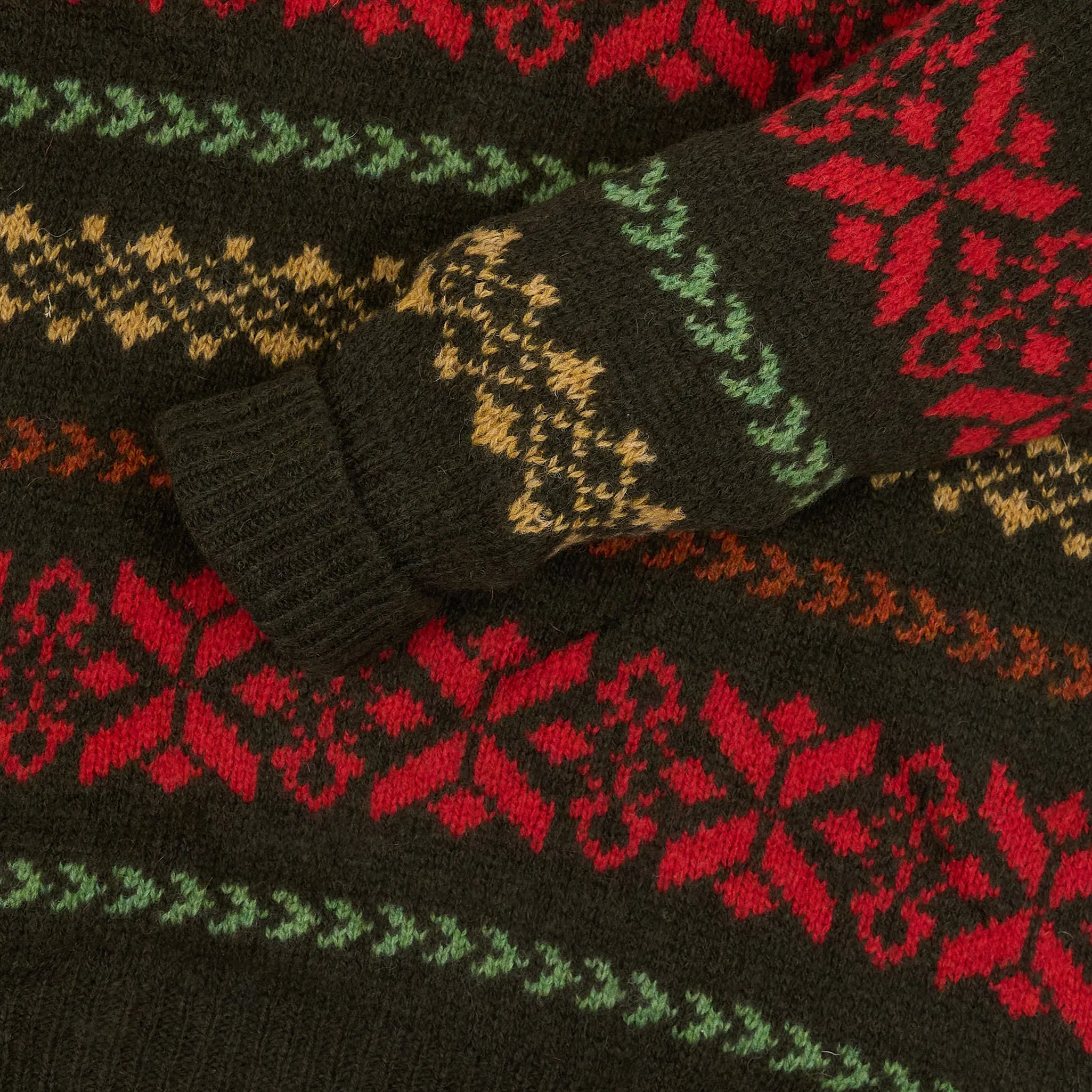 Nigel Cabourn Fair Isle Crew Neck Jumper