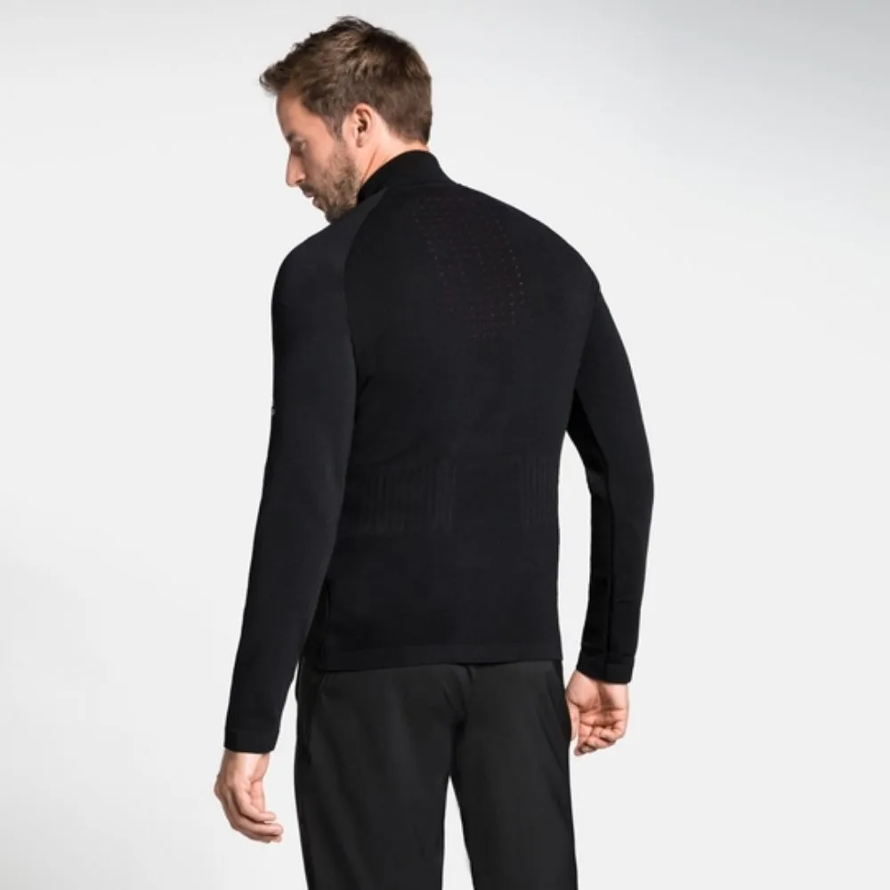 Odlo Mens Ski Heated Mid layer 1/2 Zip I-Thermic