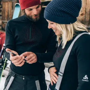 Odlo Mens Ski Heated Mid layer 1/2 Zip I-Thermic