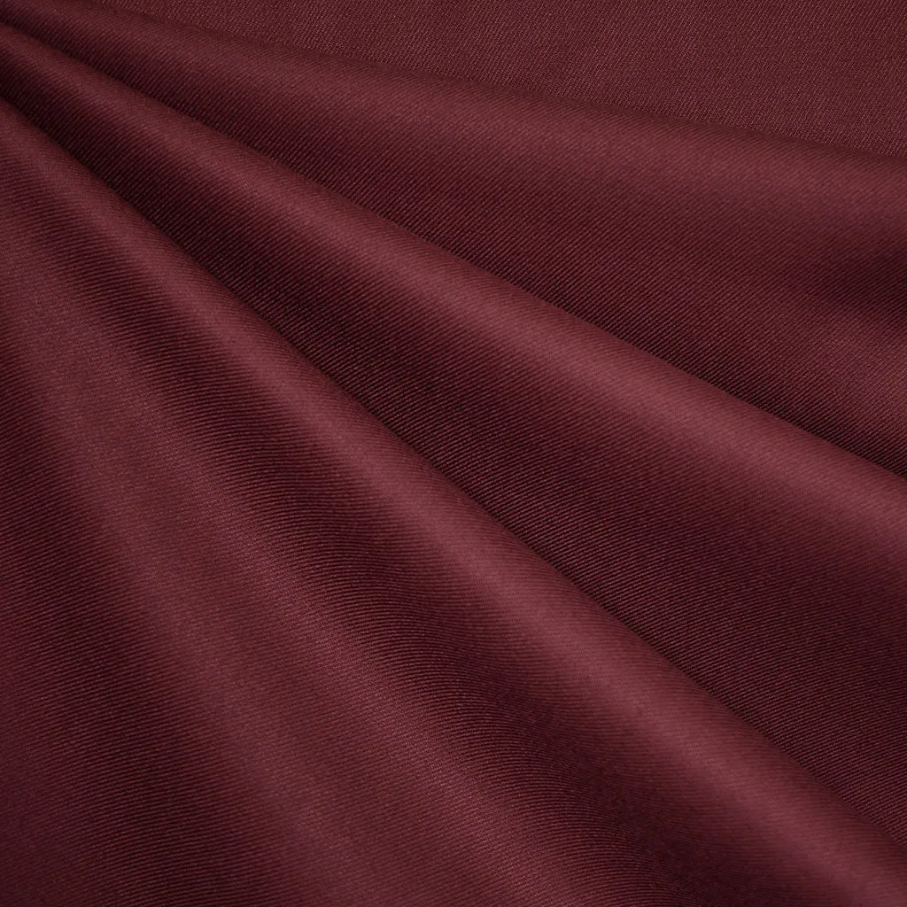 Organic Bamboo Blend Gabardine Suiting Solid Wine