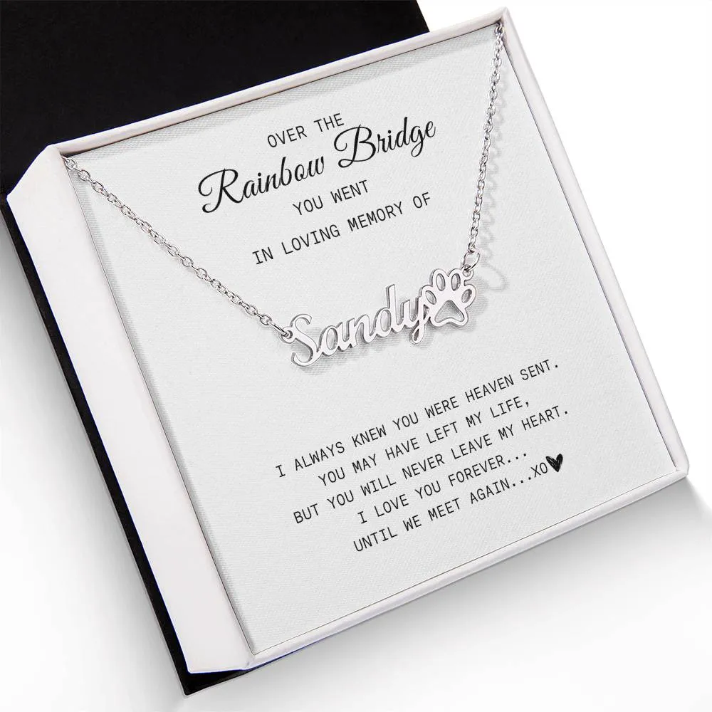 Over The Rainbow Bridge | Pet Memorial