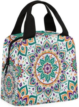 Pattern Decorativ Lunch Bag Pattern Tote Lunch Bag Reusable Lunch Box Leakproof Cooler Bag