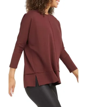 Perfect Length Top Dolman Wine