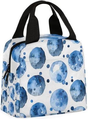 Polka Dots Lunch Bag Dots Tote Lunch Bag Reusable Lunch Box Leakproof Cooler Bag