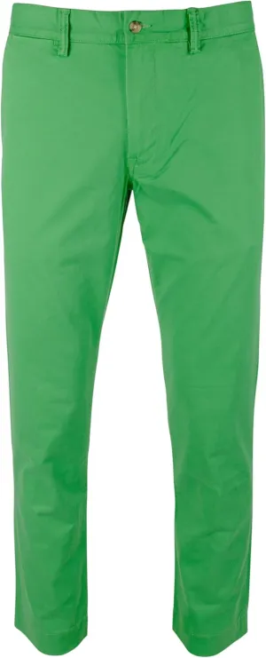 POLO RALPH LAUREN Men's Stretch Slim Fit Chino Pants Grn 33WX30L Green