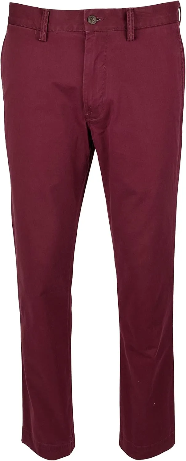 Polo Ralph Lauren Men's Stretch Slim Fit Chino Pants Rd 34WX32L Red