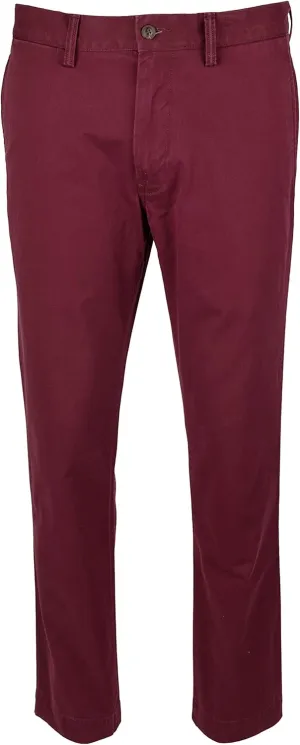 Polo Ralph Lauren Men's Stretch Slim Fit Chino Pants Rd 34WX32L Red