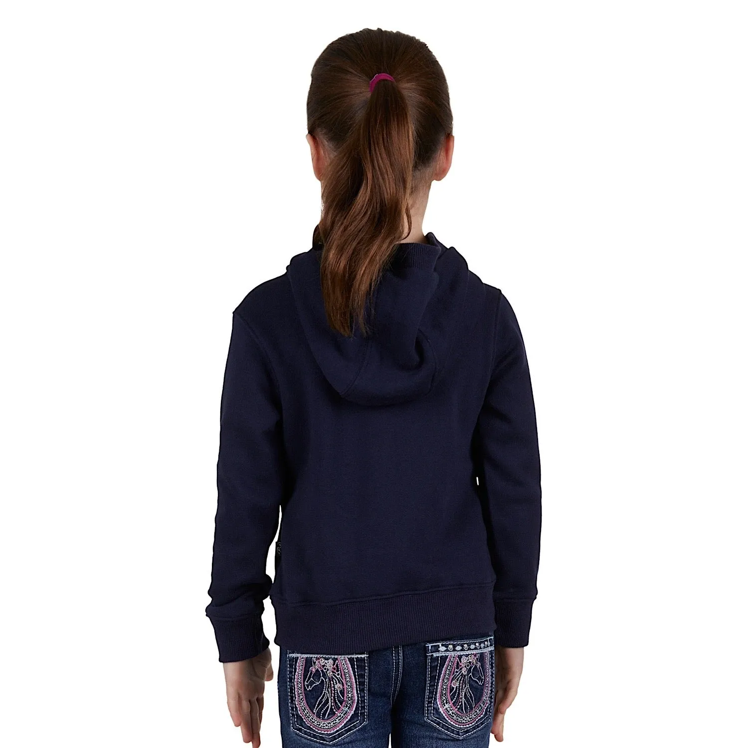 Pure Western Girls Brandy Pullover Hoodie Navy
