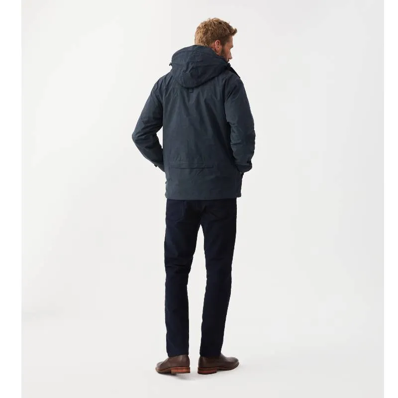 R.M.Williams Rockley 3 in 1 Mens Waterproof Jacket - Navy/Ironbark