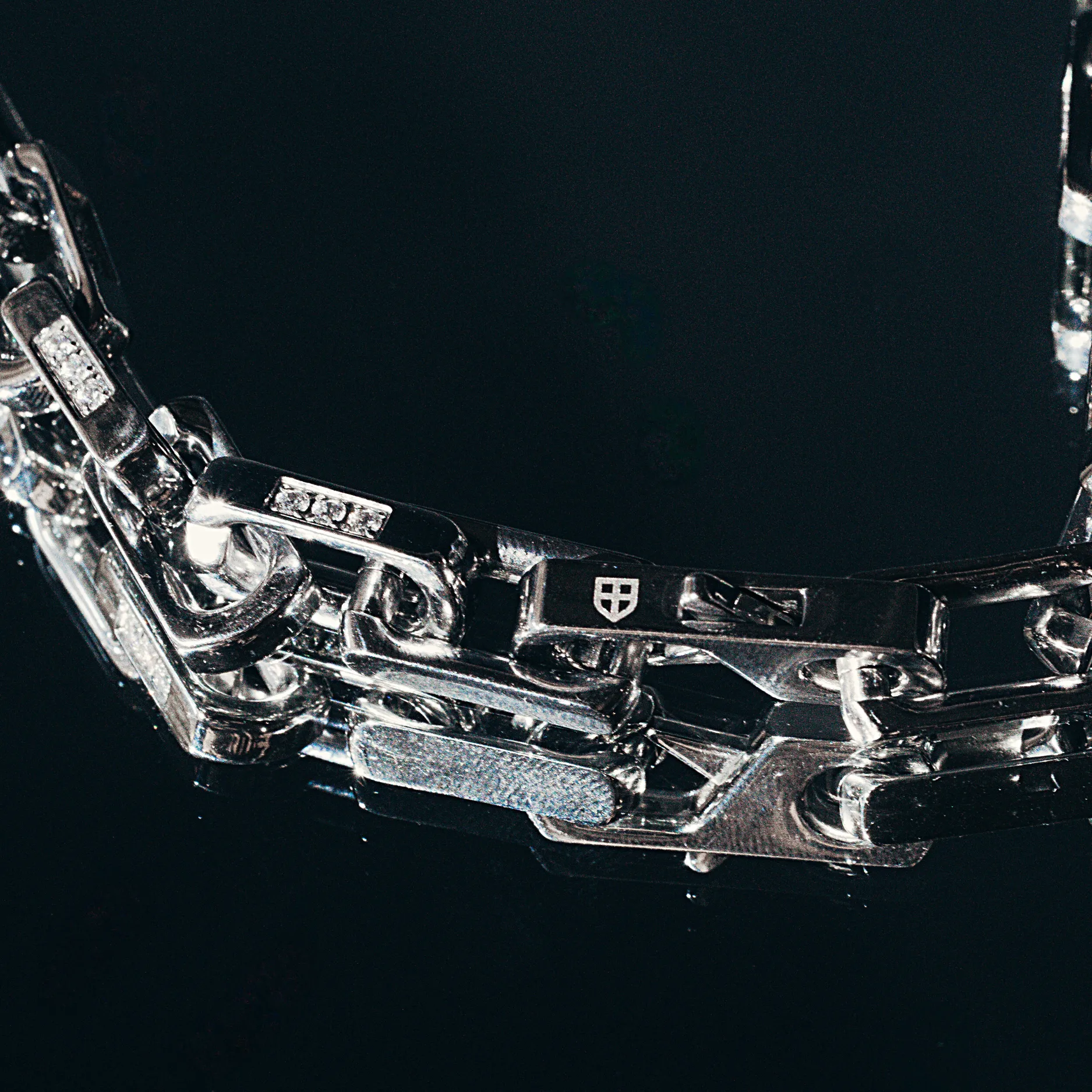 SAMSON Bracelet ICED OUT Silver - 10mm