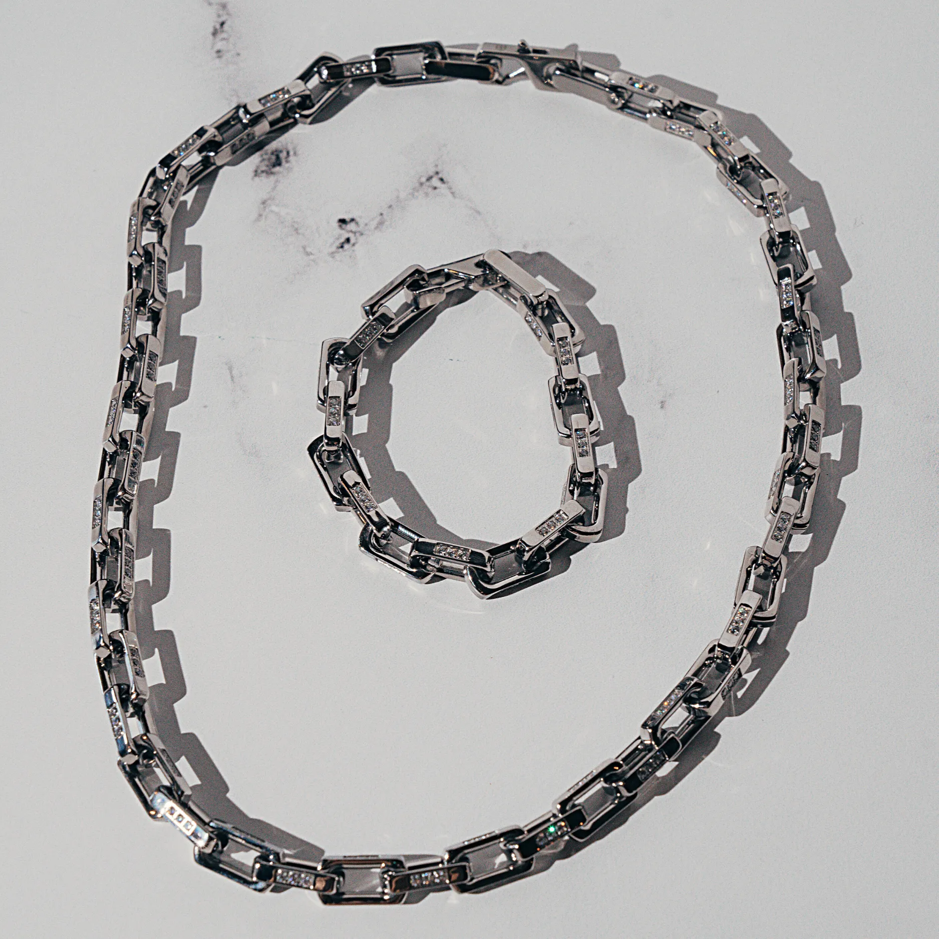 SAMSON Bracelet ICED OUT Silver - 10mm
