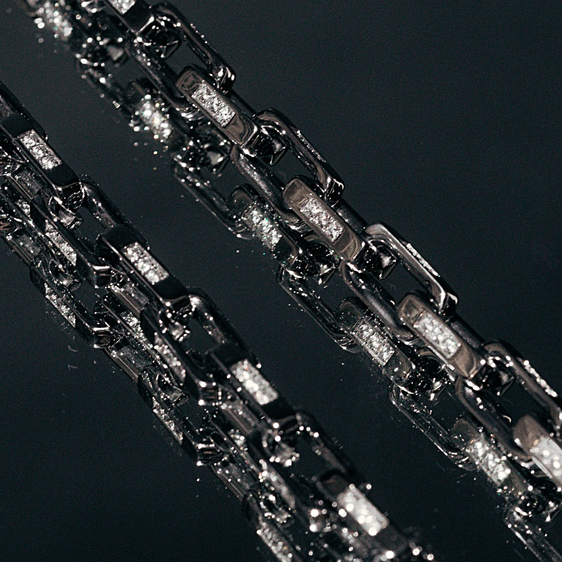 SAMSON Bracelet ICED OUT Silver - 10mm