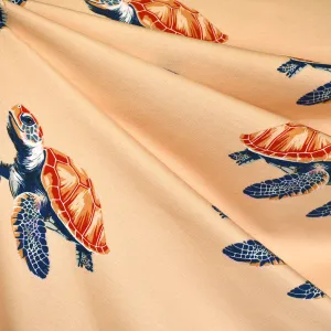 See You at Six Sea Turtles French Terry Peach Parfait SY