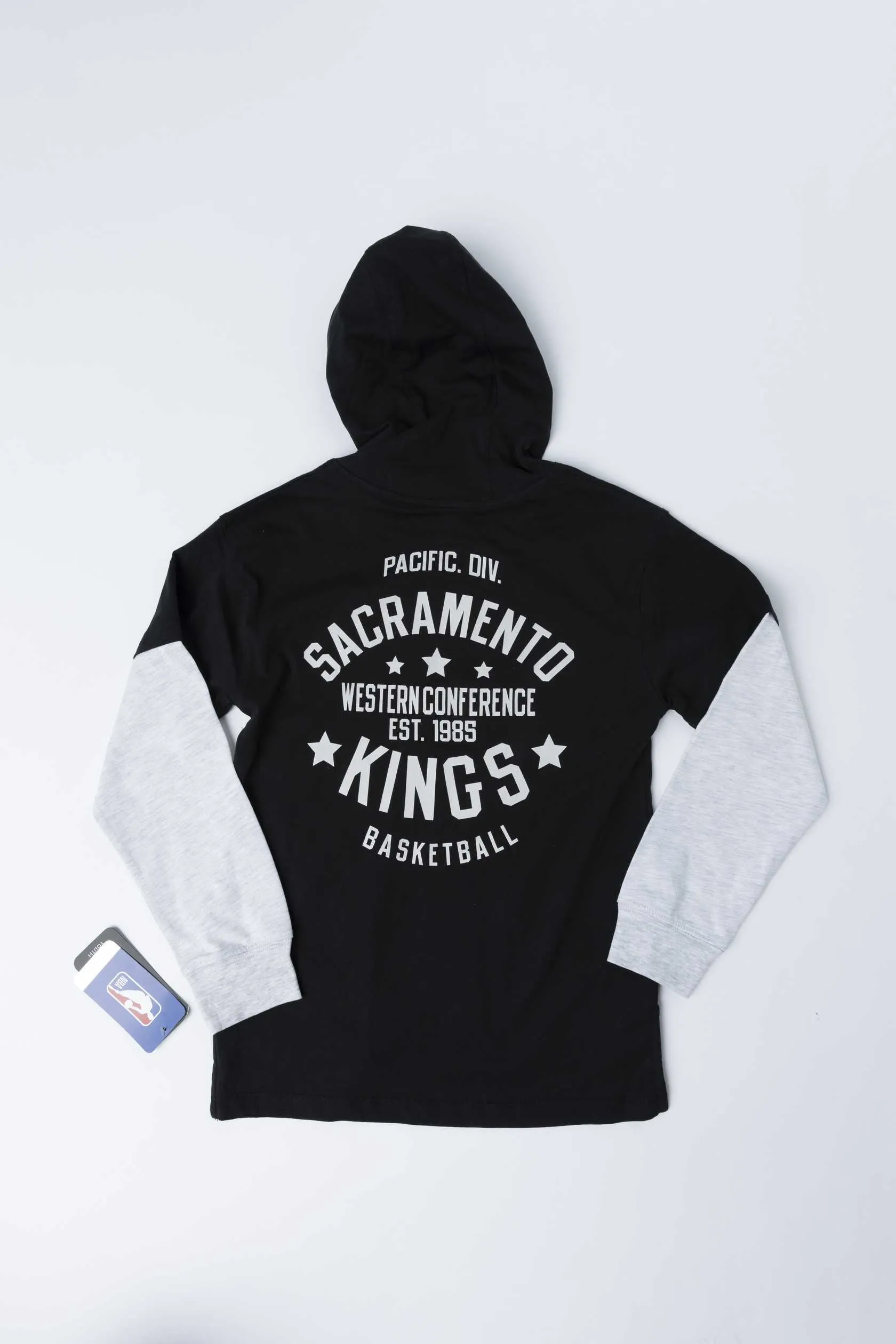 Small Ball Color Block Hoodie