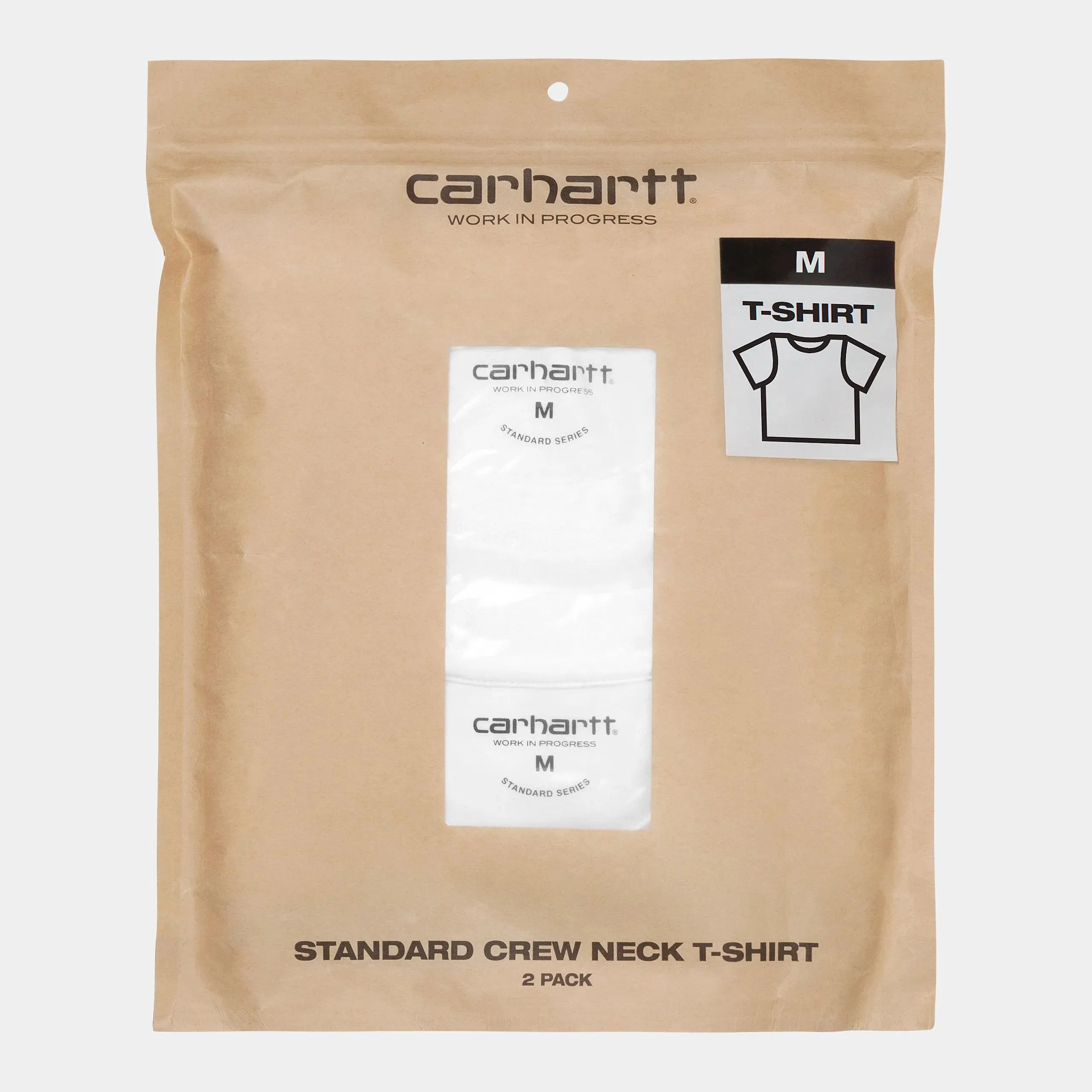 Standard Crew Neck T-shirt - White   White