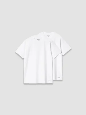 Standard Crew Neck T-shirt - White   White