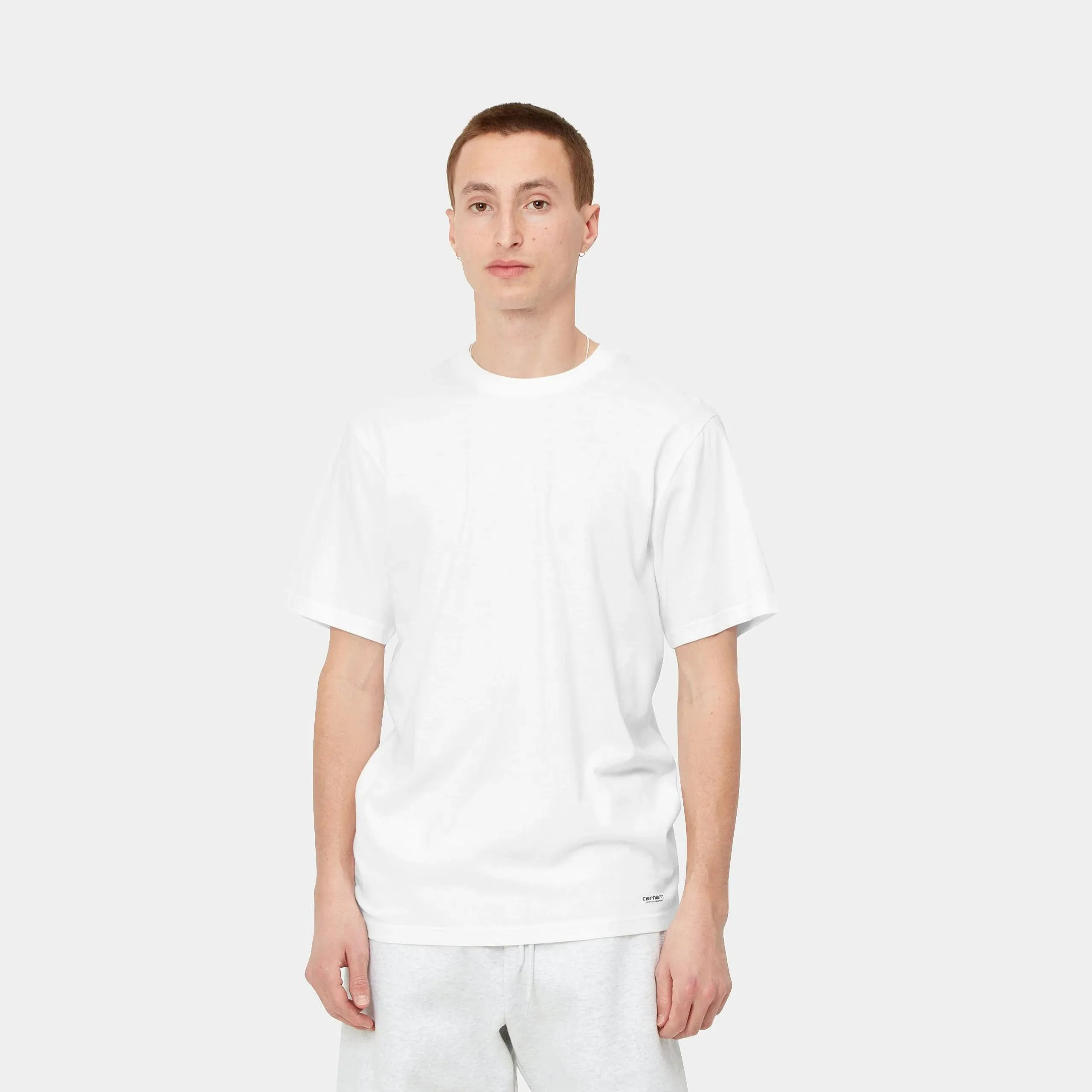Standard Crew Neck T-shirt - White   White