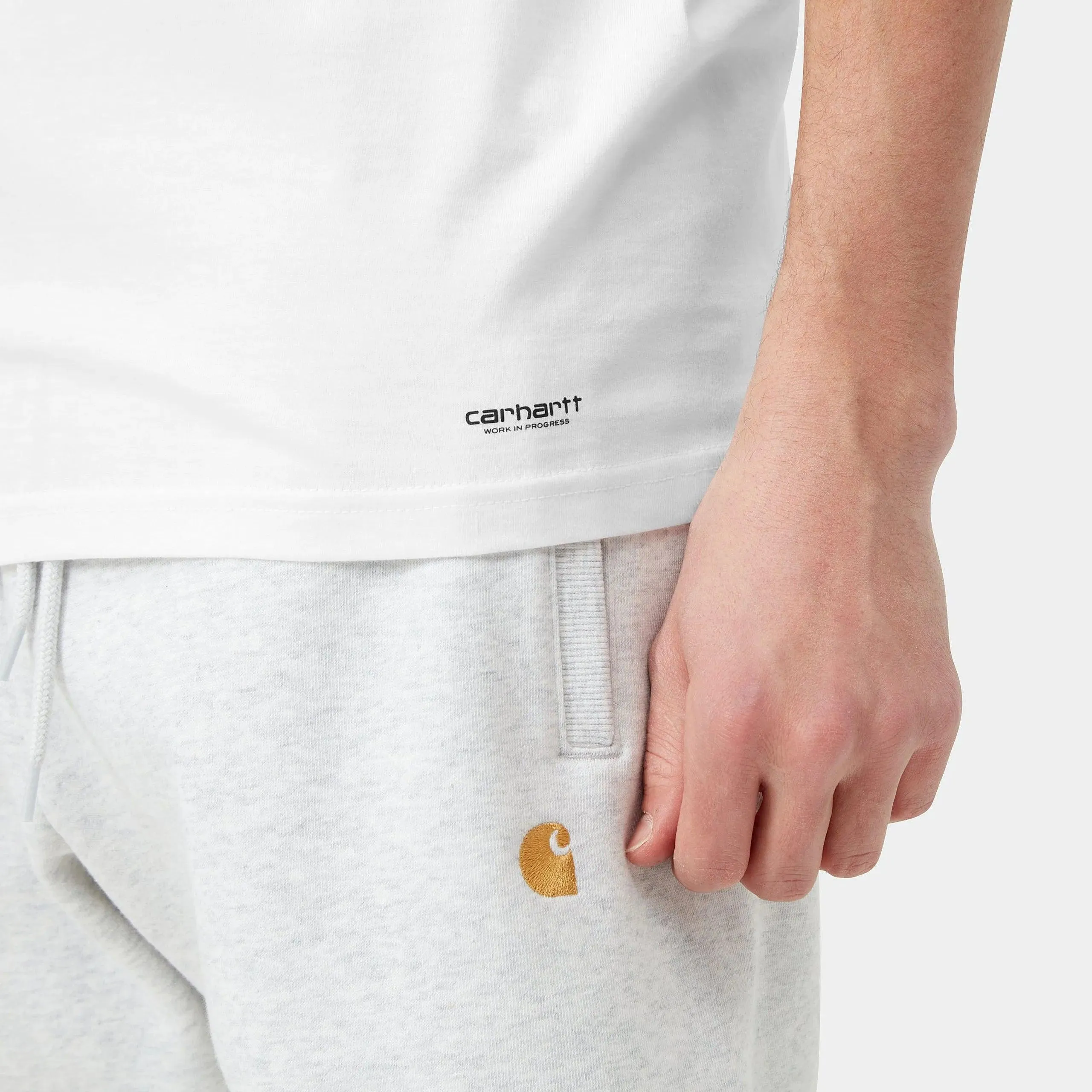 Standard Crew Neck T-shirt - White   White