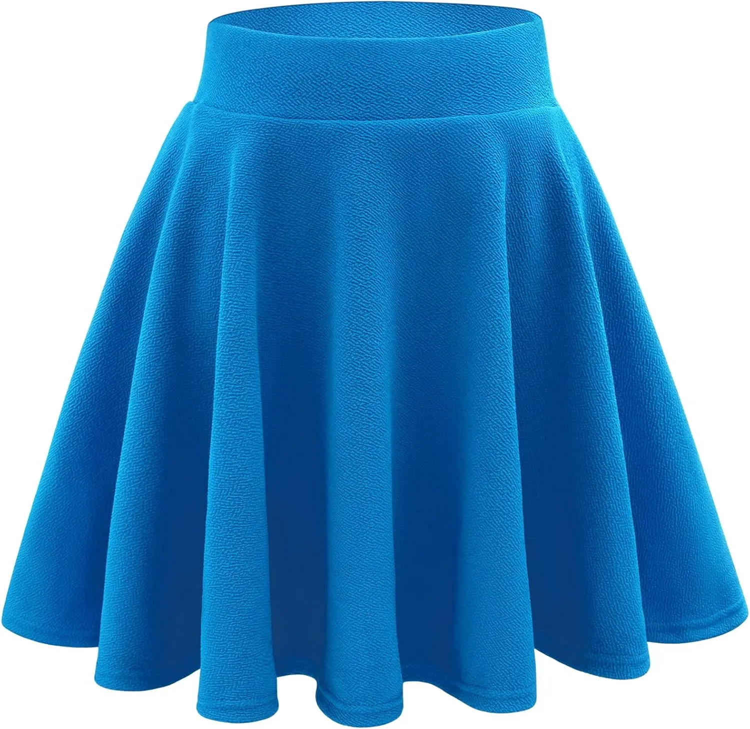 Stelle Girls Skirt Casual Flare Plain Pleated Stretch Waist Skater Skirts Uniform Skorts with Built in Shorts 5-15 Years