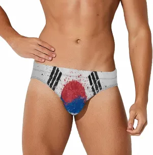 TAIZIYEAH American Flag Men's Swimwear Pants Swimming Trunk Board Shorts Swimsuits Pool