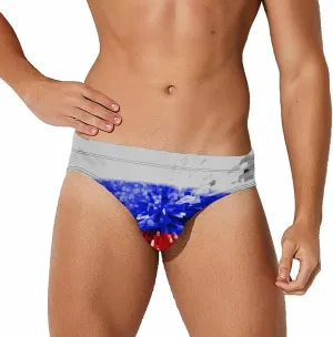 TAIZIYEAH American Flag Men's Swimwear Pants Swimming Trunk Board Shorts Swimsuits Pool