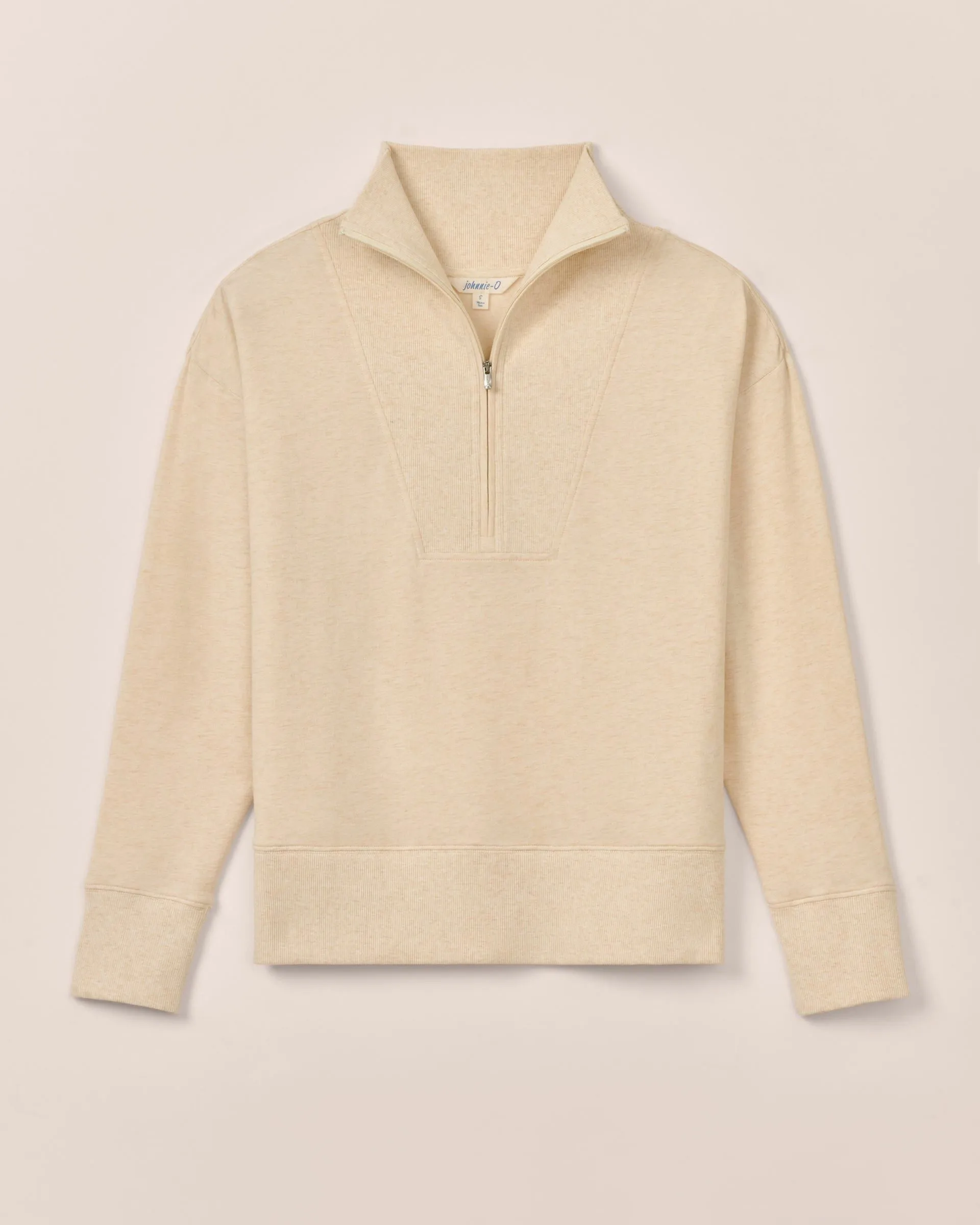 Taylor Drop Shoulder Cotton 1/4 Zip