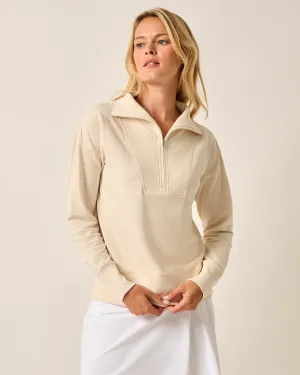 Taylor Drop Shoulder Cotton 1/4 Zip