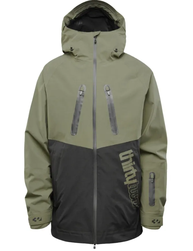 ThirtyTwo TM-3 Men's Snowboard Jacket 2025 | Black/Olive