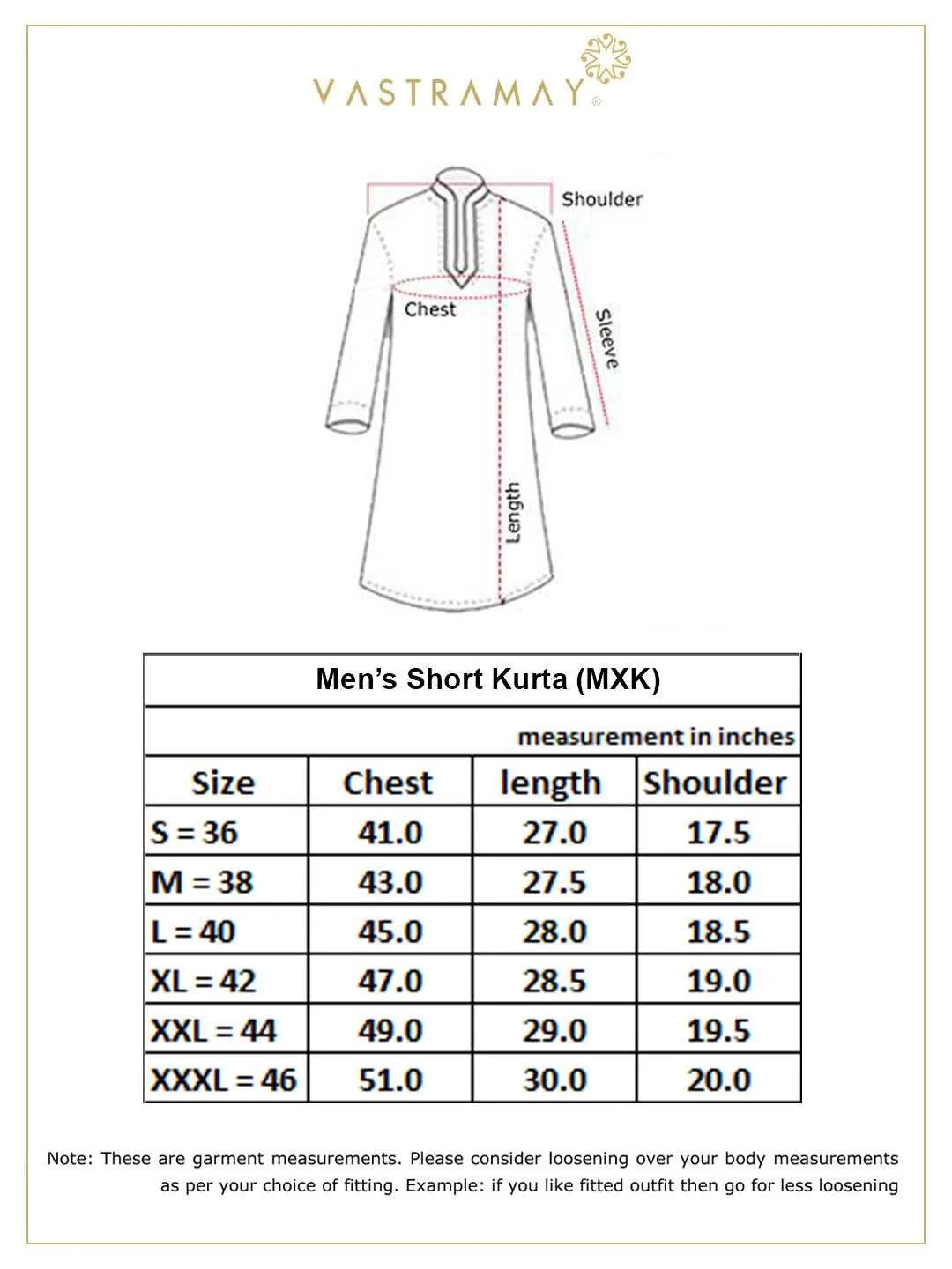 VASTRAMAY Men's Cream Cotton Kurta