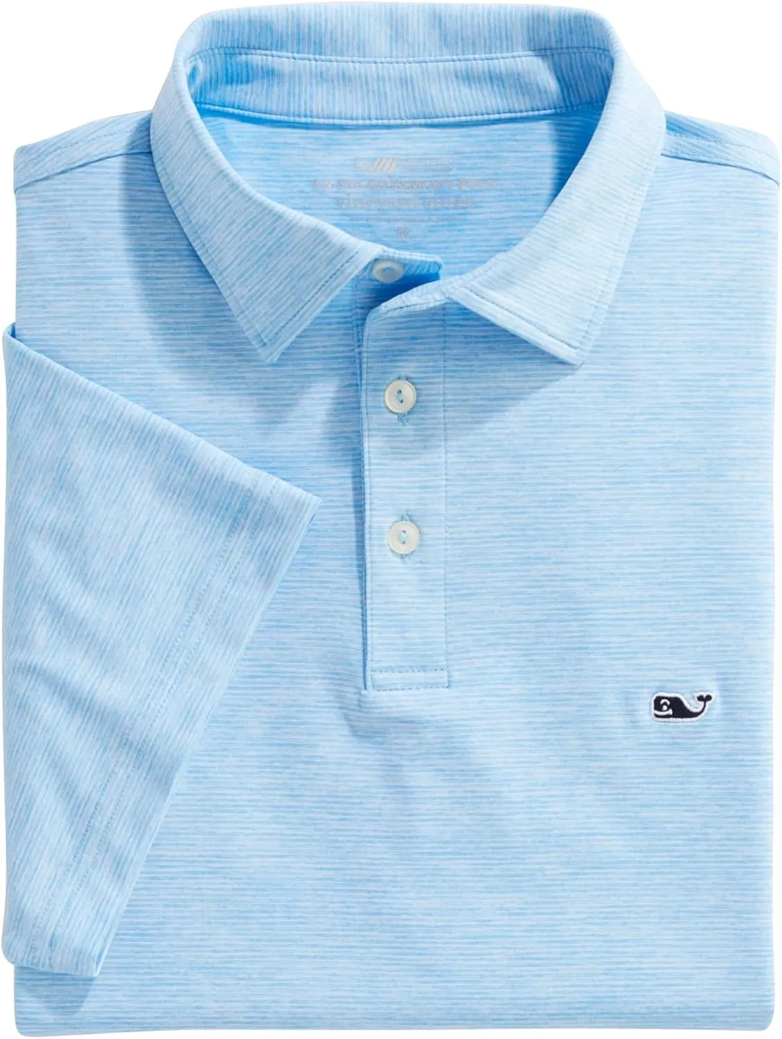 vineyard vines Men's St. Jean Short Sleeve Stripe Sankaty Polo
