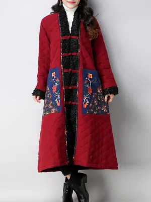 Vintage Thicken Chinese Button Coats
