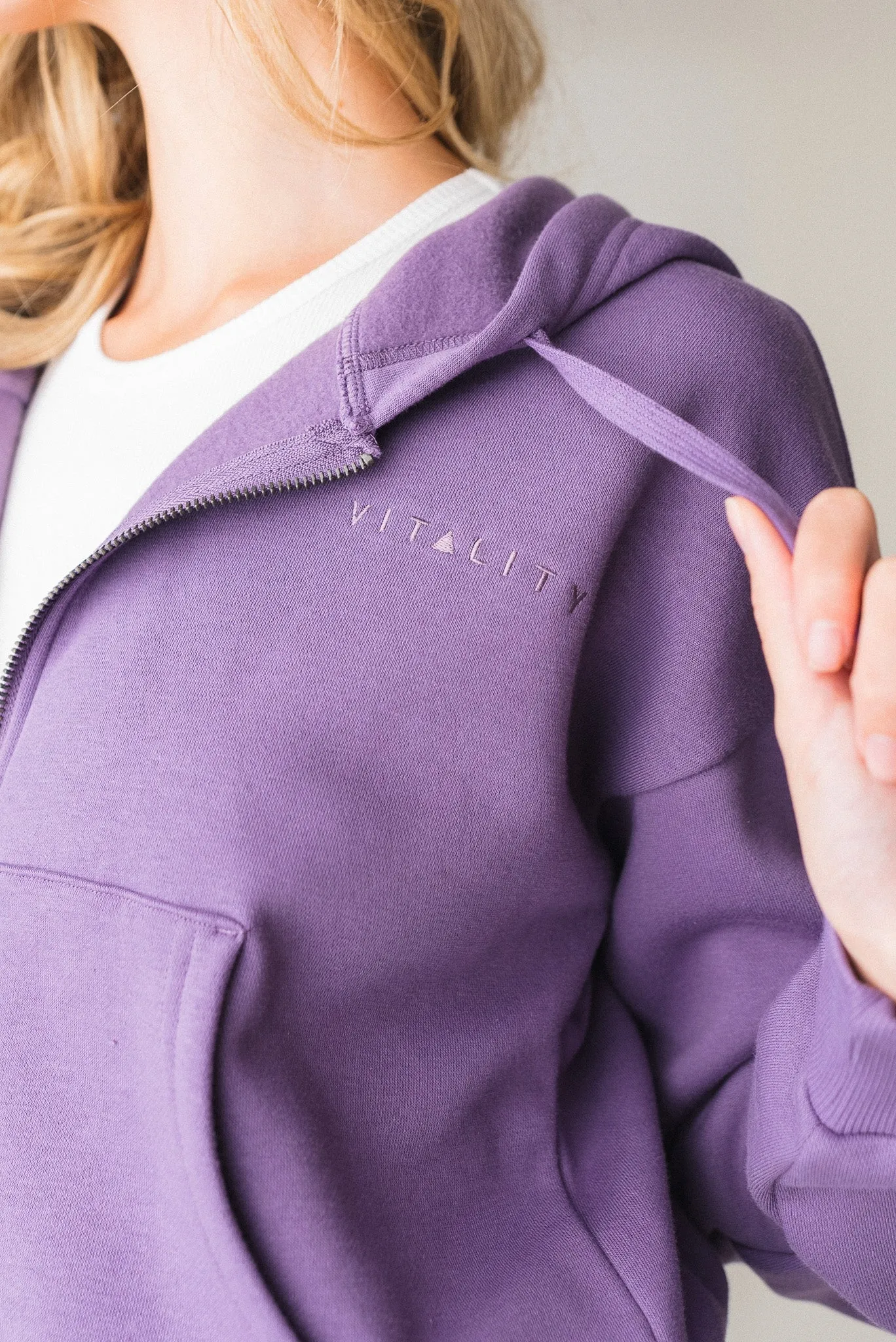 Vitality Cozy Women's Zip - Violet