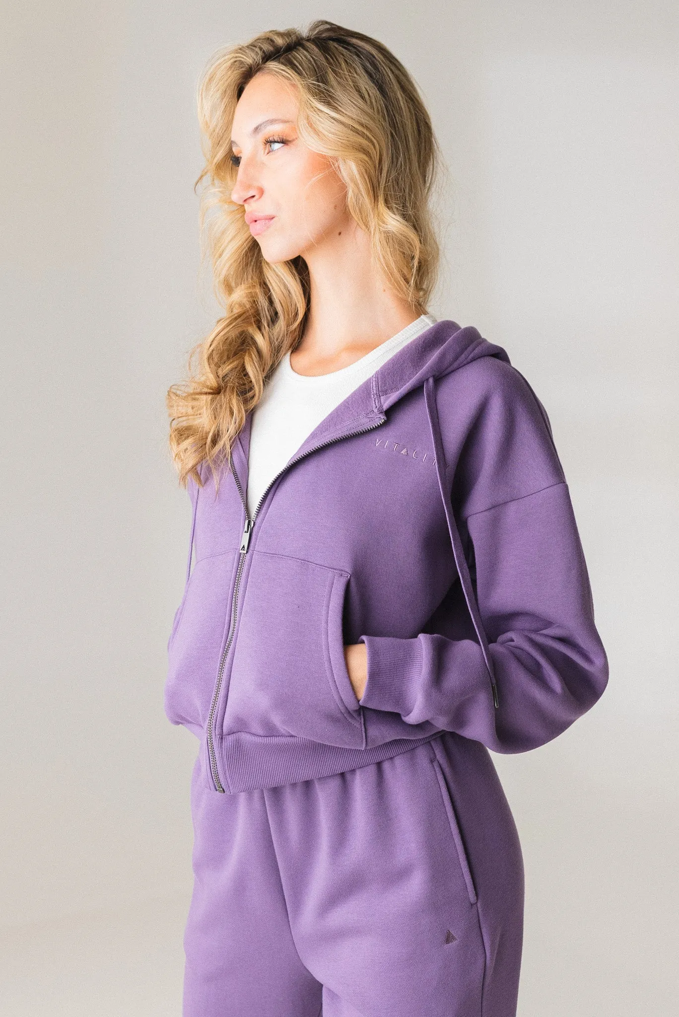 Vitality Cozy Women's Zip - Violet