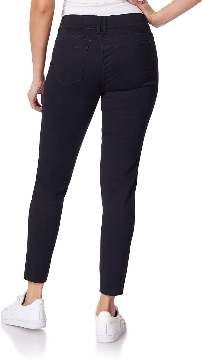 WallFlower Women's Luscious Curvy Uniform Skinny Mid-Rise Juniors Pants