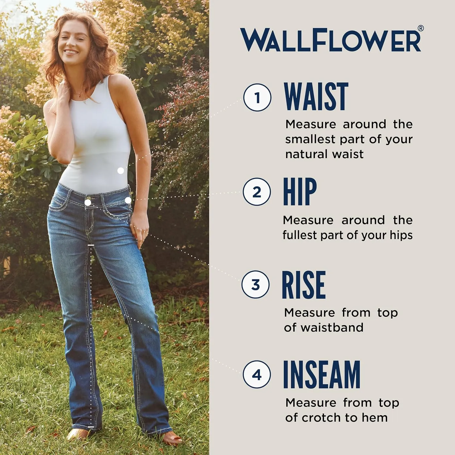 WallFlower Women's Luscious Curvy Uniform Skinny Mid-Rise Juniors Pants