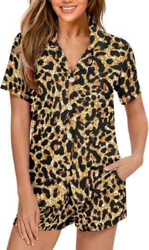 Whosucclay 2PC Pajama Sets for Women Two Piece Casual Homewear Notch Collar Tops Lounge Set with Pockets Loungewear S-XXL
