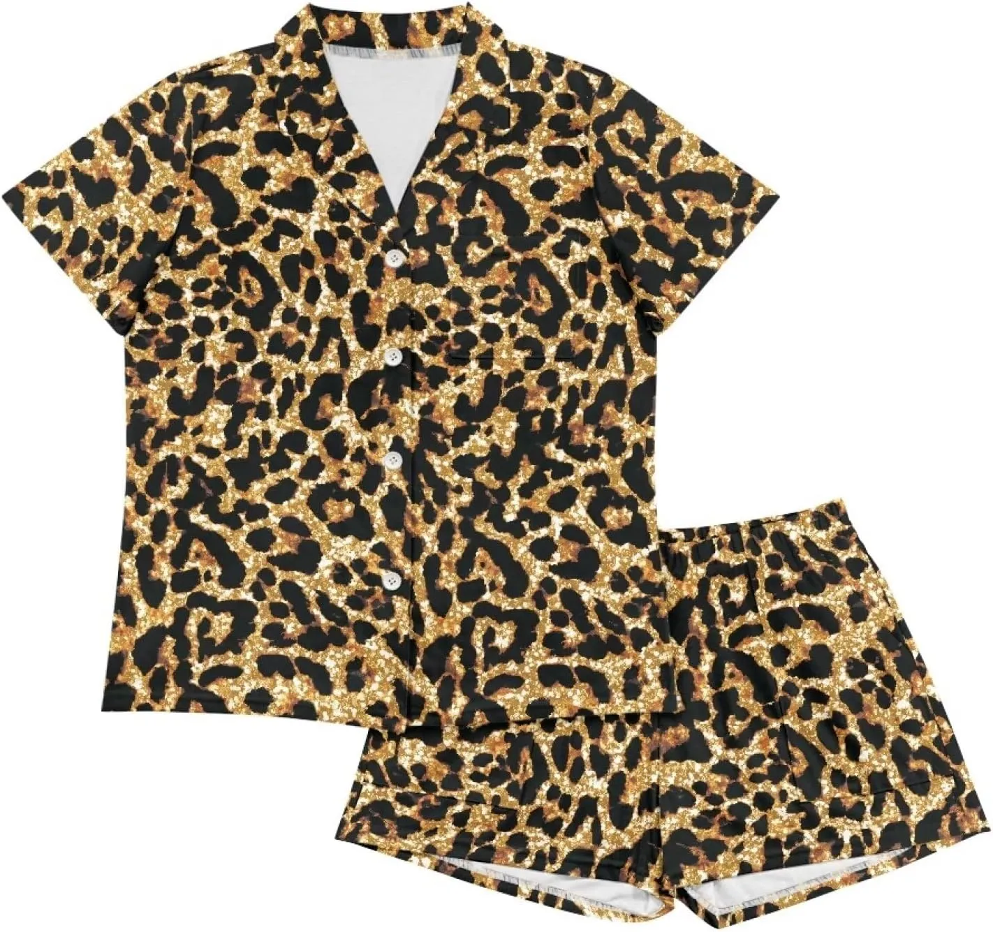Whosucclay 2PC Pajama Sets for Women Two Piece Casual Homewear Notch Collar Tops Lounge Set with Pockets Loungewear S-XXL