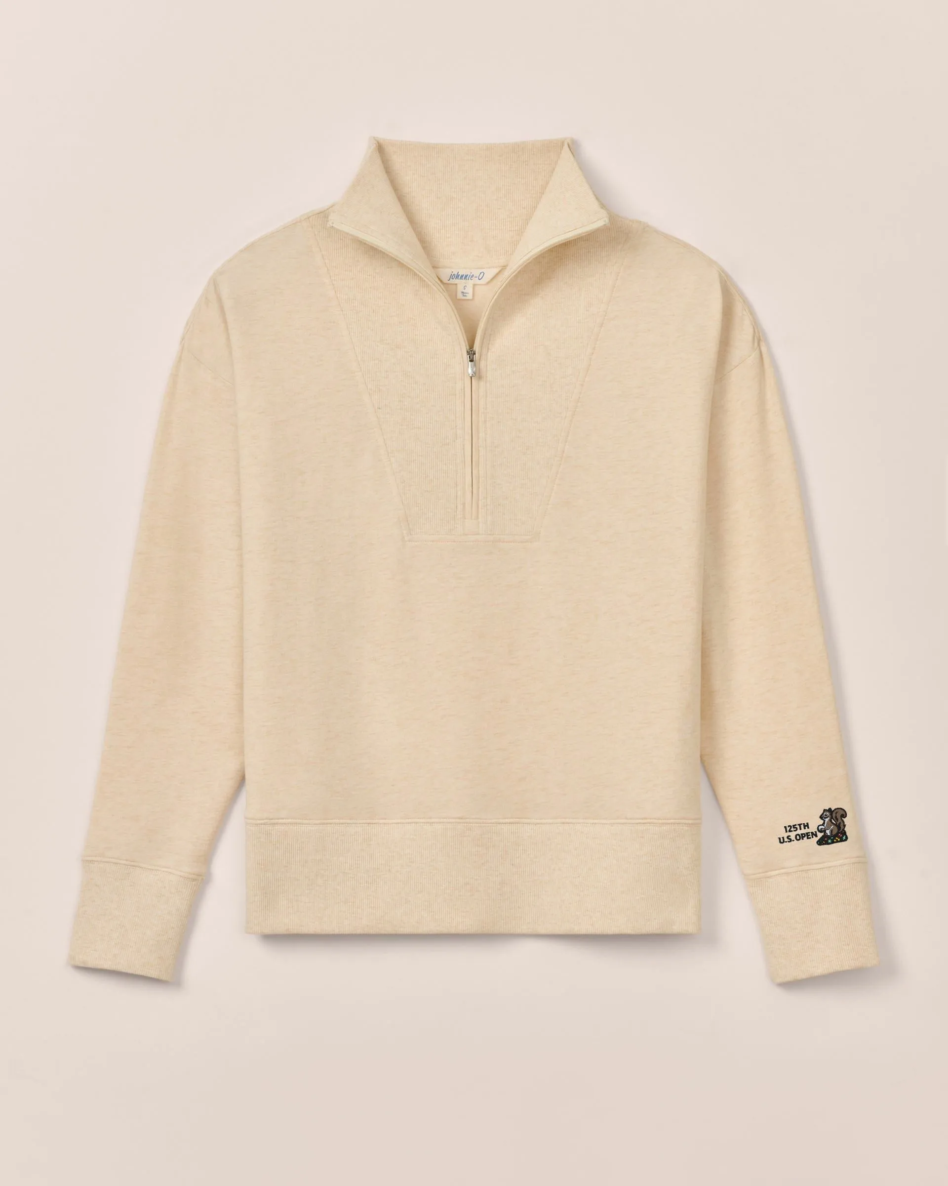 Women's 125th U.S.Open Taylor Drop Shoulder Cotton 1/4 Zip