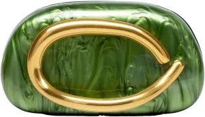 Womens Acrylic Clutch Purses Metal Handle Evening Bag Elegant Chain Crossbody Bag for Wedding 2025 Marble Handbag