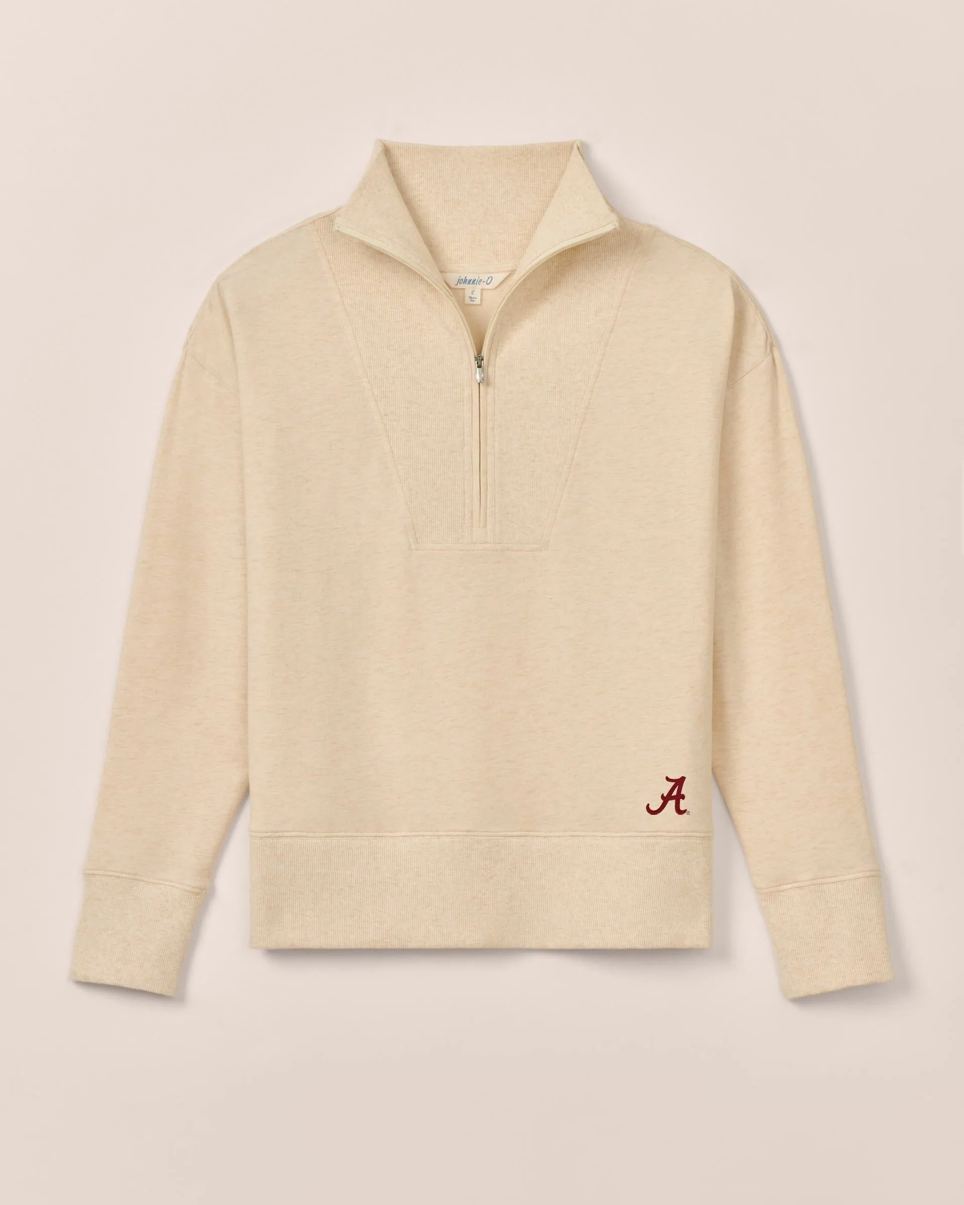 Women's Alabama Taylor Drop Shoulder Cotton 1/4 Zip